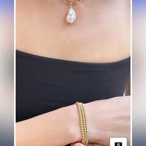 NWT Set of three stretch ball bracelets from Adornia / Nordstrom